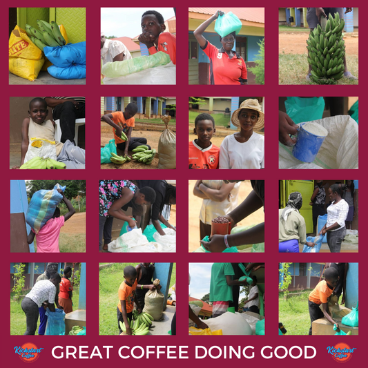 Food bundles for the families in Uganda